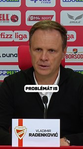 🔴⚪🎙⚽️ Így értékelte Vladimir Radenković a DVTK - FTC mérkőzést. | Diósgyőri VTK (DVTK)