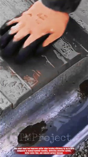 Innovative Metal Gutter Edge Bending Tool : Best Clean Water Channel Forming