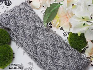 Irish Braided Cable Knit Headband - Julie Measures
