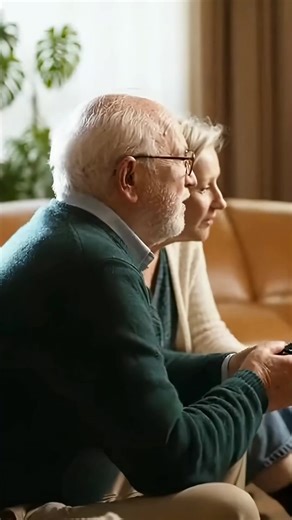 Grandpa vs Remote Control 😂📺 Grandpa keeps pressing the remote but nothing changes. He sighs and says, “This thing is broken again.” Grandma looks carefully and laughs, “That’s the garage remote.” Grandpa freezes, then smiles, “Well… at least I tried.” #FunnyGrandpa #CozyLiving #RelatableReels #SeniorHumor | Golden Love Stories