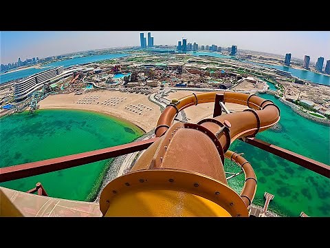 The Fractionator: World's Tallest Body Slide at Meryal Waterpark, Qatar