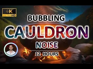 Healing Potion Sounds 🎃 for Sleep and Relaxation | 12 Hours | BLACK SCREEN | Helps Tinnitus Relief