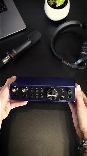 ÉDITION LIMITÉE - Focusrite Scarlett 2i2 Anniversary Edition #focusritescarlett2i2 #woodbrass