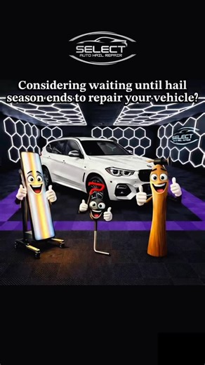 ‼️𝐂𝐨𝐧𝐬𝐢𝐝𝐞𝐫𝐢𝐧𝐠 𝐰𝐚𝐢𝐭𝐢𝐧𝐠 𝐮𝐧𝐭𝐢𝐥 𝐡𝐚𝐢𝐥 𝐬𝐞𝐚𝐬𝐨𝐧 𝐞𝐧𝐝𝐬 𝐭𝐨 𝐫𝐞𝐩𝐚𝐢𝐫 𝐲𝐨𝐮𝐫 𝐯𝐞𝐡𝐢𝐜𝐥𝐞?‼️ Be aware that a second hailstorm could cause enough damage for your vehicle to be declared a total loss—something your insurance company may not clearly warn you about. Additional damage increases repair costs, and if the total reaches 60% or more of the vehicle’s value, your insurance will declare it as a total loss. This decision is made regardless of whether you still