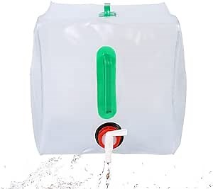 5.3 Gallons / 20L Collapsible Water Storage Containers,[ Travel Driving Backup Water ] Strong and Explosion-proof,Transport Portable Cube Water Bag Drinkable (20L)