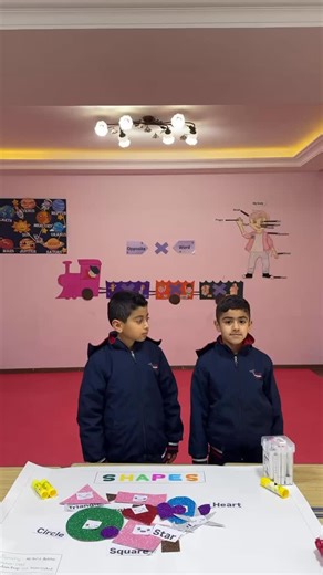 Viya Educational Complex on Instagram: "Learning shapes with grade 2 students Aram and Adam🔺⭕️. #learning #school #education #zakho #activity"