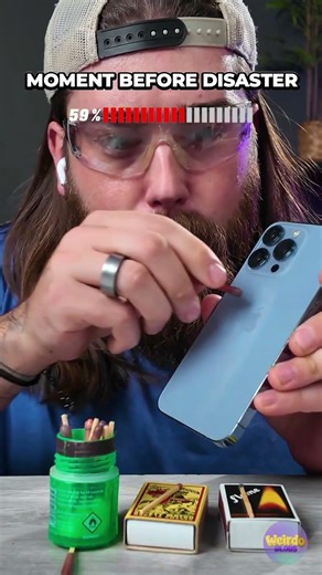 Lighting A Match With A Phone… Is It Possible? 😨🔥