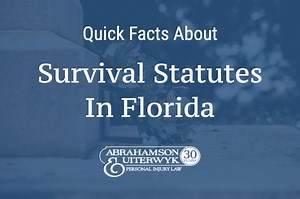 Florida Survival Statutes Quick Facts