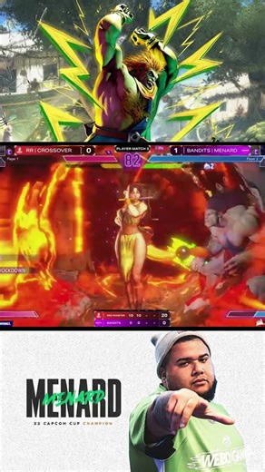 SFL US - Menard vs crossover #capcomfighters #menard