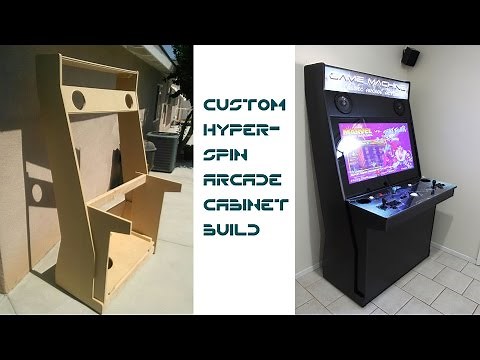 Custom Hyperspin Arcade Cabinet UPDATED WITH LINKS TO PLANS