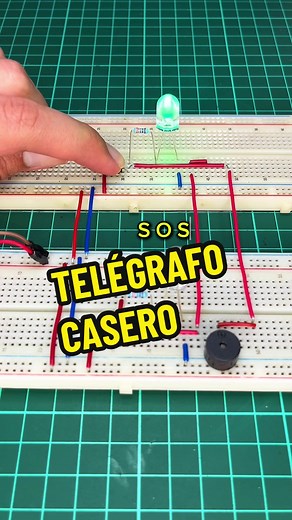 Telégrafo casero bidireccional 📡💡 Aprende cómo enviar y recibir mensajes con estos simples circuitos | #LaElectronicaGT #Electrónica #DIY #Telégrafo #Maker #CodigoMorse #SOS