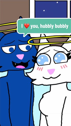 Angcat cringes at her parents romancing😬 #PeaceAndChaos #animation #animationmeme #cats