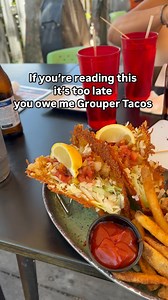 1.3K views · 80 reactions | Who needs a grouper taco (or two) in their life?  #uglygrouper #tacos #dinner #dinneridea #fyp #annamariaisland #ami #florida | The Ugly Grouper | Facebook