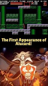The First Appearance of Alucard! #castlevania #dracula #vampires #Konami #nes #nintendo #famicom