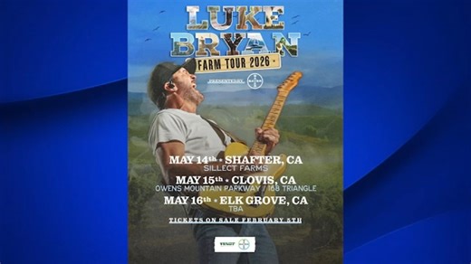 Luke Bryan's Farm Tour returns to Clovis in May