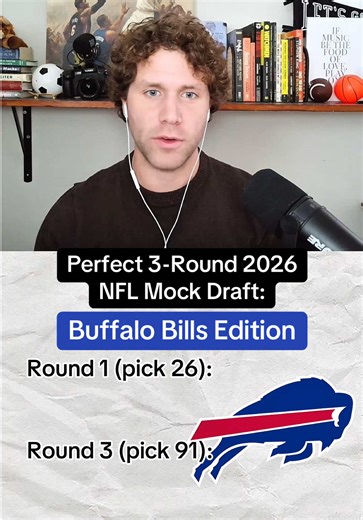 2026 NFL Mock Draft: Bills' Top 3 Rounds