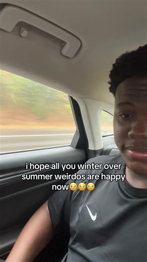I hope all you winter-over summer weirdos are happy