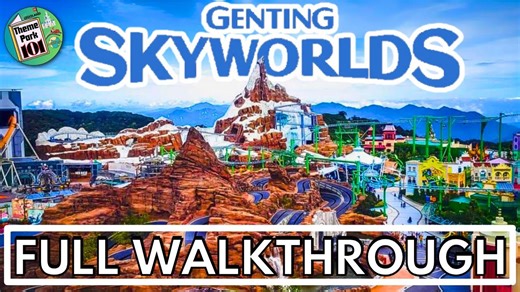 Genting Skyworlds WALKTHROUGH - FULL TOUR - Theme Park on Top of a Mountain