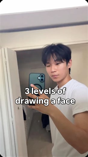joel.jys on Instagram: "3 Levels of Drawing a Face ✍️ #art #drawing #arttutorial"