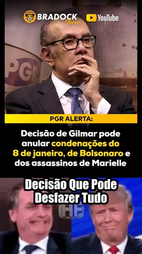 Gilmar pode anular condenações de Bolsonaro e assassinos de Marielle! 🚨