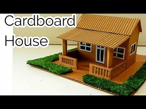 Cardboard House Very Simple |How to Make a house out of cardboard