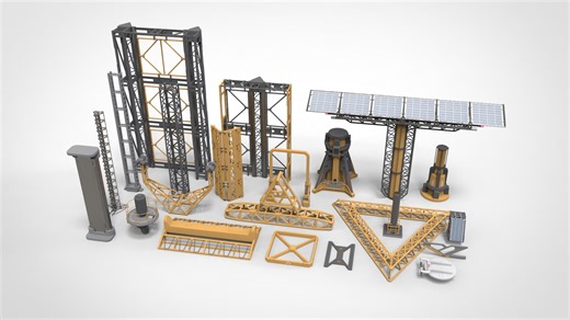 ArtStation - sci-fi Architecture kitbash 43 | Resources