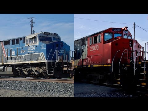 CN C44-9WL and CSX 3194! - Railfanning Stockton, CA (6/15/25)