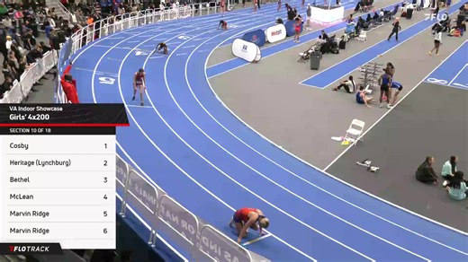 High School Girls' 4x200m Relay, Finals 10 | The VA Showcase