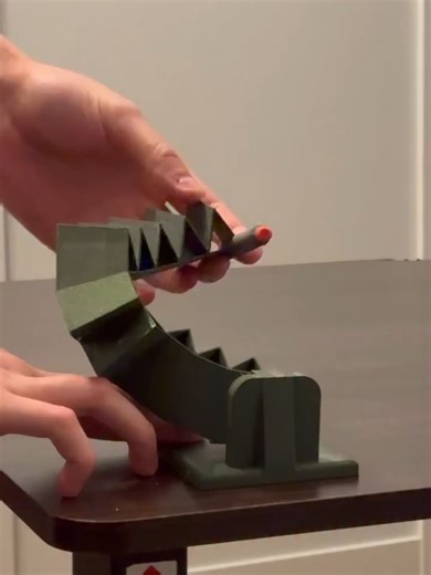 This joint was 3D printed in one piece. A spherical flexure joint that moves smoothly without screws, bearings, or assembly. Instead of rigid hinges, it uses flexible geometry to allow controlled motion. Simple print. Complex physics. #3DPrinting #Engineering #Physics #Robotics #BambuLab