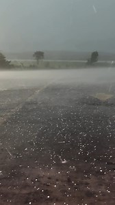 10M views · 45K reactions | It’s raining GOLF BALLS!  This was a full-on HAIL BARRAGE in Kansas! We quickly found some shelter so we could get out and film this wild moment last season. #Hail #SevereWeather #StormChasing #ExtremeWeather #NatureUnleashed #fblifestyle | Ricky Forbes | Facebook