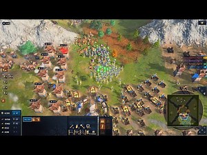 Age Of Empires 4 | Mongols Massive Defense Against 3 Strong Civs