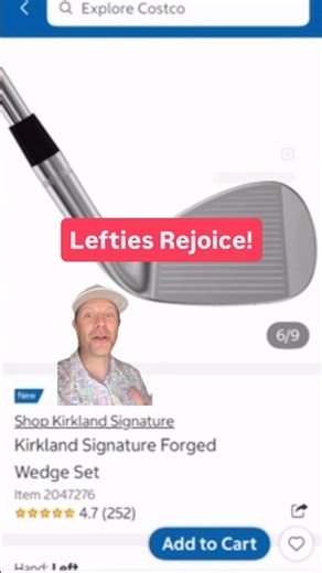 Costco FINALLY Helps Left Handed Golfers!