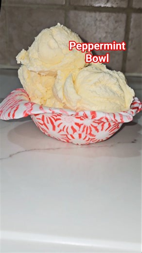 Peppermint Bowl #diy #holiday