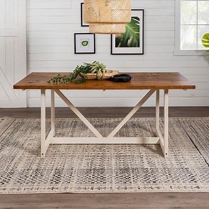 Brennan Solid Wood Trestle Dining Table