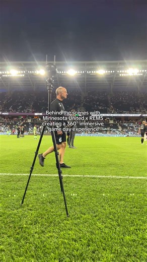 Behind the scenes with ‪@MNUnitedFC‬ creating a 360° immersive game-day experience.