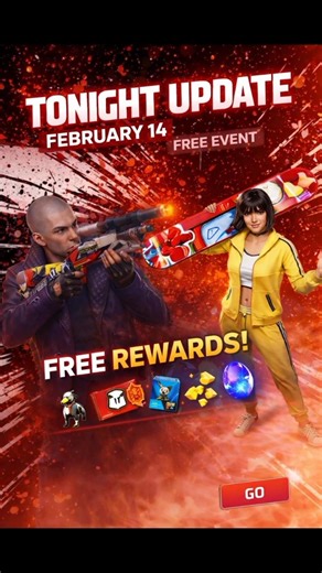 14 FEBRUARY TONIGHT UPDATE 🔥 | FREE REWARDS & NEW EVENT