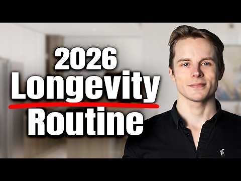 My 2026 Longevity Roadmap | Detailed Breakdown & Goals