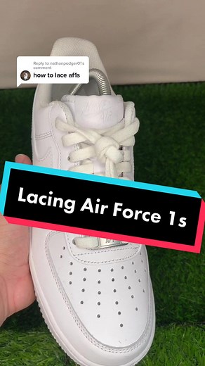 How to Lace Your Air Force 1 - Step by Step Tutorial