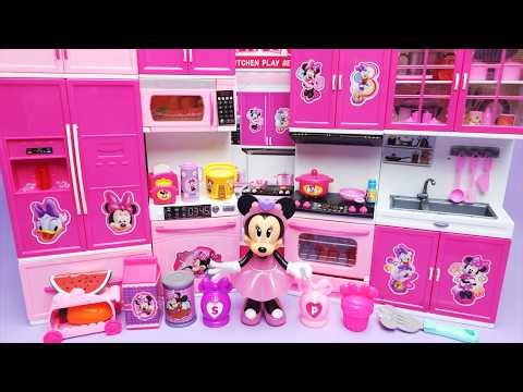 Disney Minnie Mouse Kitchen Set Satisfying with Unboxing Compilation Toys ASMR