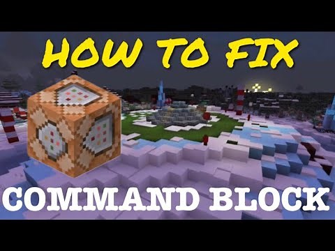 *Old* How to fix a broken Command Block - Minecraft