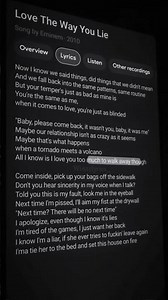 love Way you Lie #lyrics #sad #music