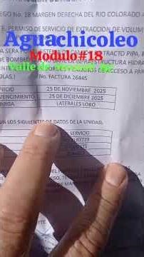 Aguachicoleo modulo 18 2