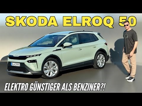 SKODA ELROQ 50 TOUR (2025): Electric cheaper than petrol?! Test | This is what the Enyaq brother ...