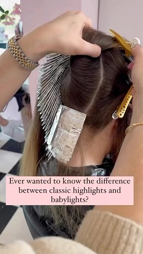 420K views · 9K reactions | Have you ever wanted to know the difference between classic highlights and babylights?  We are loving this explanation from @blow_and_blush Created using our 24*7 automatic foil dispenser and premium foil.  Follow the link in our bio to find a #procare supplier near you. #procare #procarepro #procarepros #hairbrained #hairtutorial #haireducation #haircolorist #hairstyle #hairtransformation #hairbrained #behindthechair #hairart | Procarehairfoil | Facebook