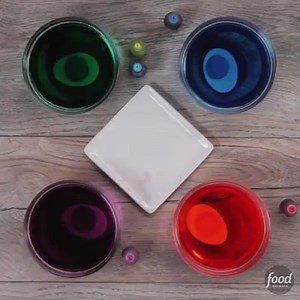 These Colorful Deviled Eggs are perfect for Easter. 🐰 🐣 It's officially one month away! | Food Network