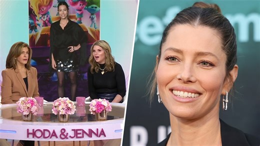 Jessica Biel admits to eating in the shower, Hoda & Jenna weigh in