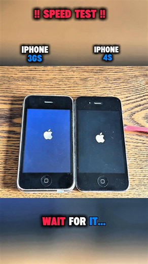 🚀 I PHONE 3GS VS I PHONE 4S SPEED TEST !!