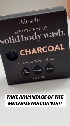Detoxify your life with this detoxifying body wash! Your skin will thank you!! #kitsch #detox #bodywash #charcoal #tiktokshop
