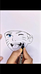 Drawing Naruto Uzumaki Complete Tutorial #shorts #anime #drawing