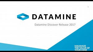 Datamine Discover MapInfo 2017 Release